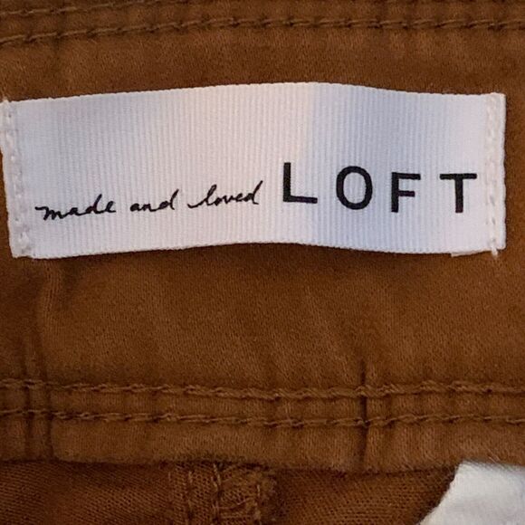 LOFT Women's Made and Loved Pants SIZE 30 / 10 Skinny Faux Suede Modern Capris - Picture 10 of 13